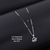AD Diamond  Designer Silver And Rose Gold Dokiya Wholesale Price In Surat
